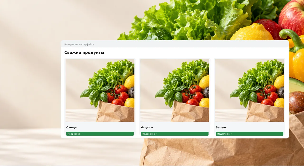 BAZAR24 — онлайн-магазин продуктов с доставкой